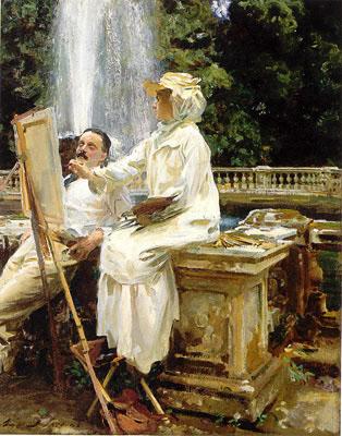 John Singer Sargent Jane Emmet und Wilfred de Glehn Sweden oil painting art
